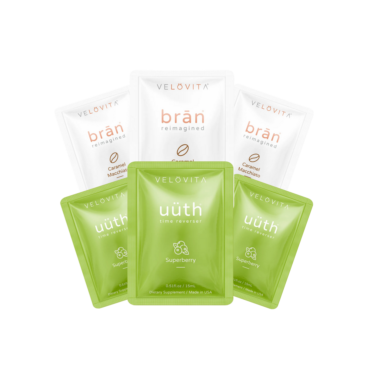 Sample Pack - The Ultimate Bio Hack 3 packets of brān® & 3 packets of uüth®